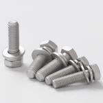 GB 9074.24 GB 9074.26 Grey Hex Head Bolts and Plain Washers Spring Washers