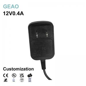 Wholesale 12V 0.4A Wall Mount Power Adapters Safe Electric For Tv / Dvd from china suppliers