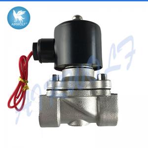 China 2S200-20 Water Solenoid Valve 24vdc 3/4 Inch Normally Closed Stainless Steel Pneumatic on sale