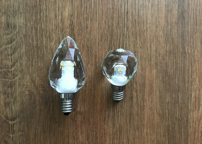 80ra E12 Led Candle ac120v , High Bright Decorative Crystal Light Bulbs