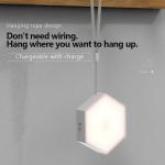 Hexagonal 70LM 4.5VDC Battery Operated Motion Sensor Light Intelligent Control