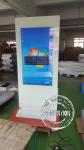 Lcd Touch Screen Kiosk Advertising Totem / Interactive Free Standing Digital