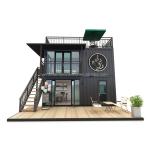 Modern Design Style Double-Storey Steel Sandwich Panel Outdoor Container Bar