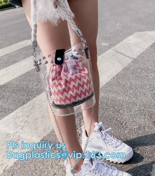 Fashion Ladies PVC Handbag PVC Tote Bag Waterproof Handbag, Vivid printing