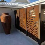 Outdoor Modern Durable Corten Steel Sheets Oem / Odm Wall Decoration