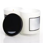 Custom 4Oz 120Ml Glass Candle Jar With Bamboo Wooden Lids