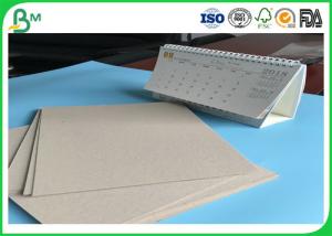 Wholesale High Density 600g - 1800g Laminated Grey Board / Two Sides Uncoted Straw Board Rolls For Office Calendar from china suppliers