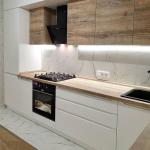 Glossy Cabinet Set White Lacquer Kitchens Environment Friendly E0 / E1 Grade