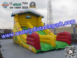 Wholesale Yellow Super Fun Hire Inflatable Slide With family theme parks from china suppliers