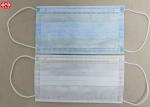 High Protection Breathable Disposable Face Mask Blue Color 3/4 Ply Civil