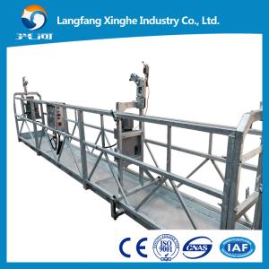 Wholesale Construction maintenance gondola platform / rope suspended platform / suspended scaffold platform from china suppliers