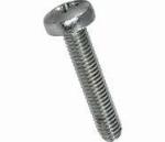 24k Gold Plated DIN7985 Cross Recessed Pan Head Screw and Nut Fastener for