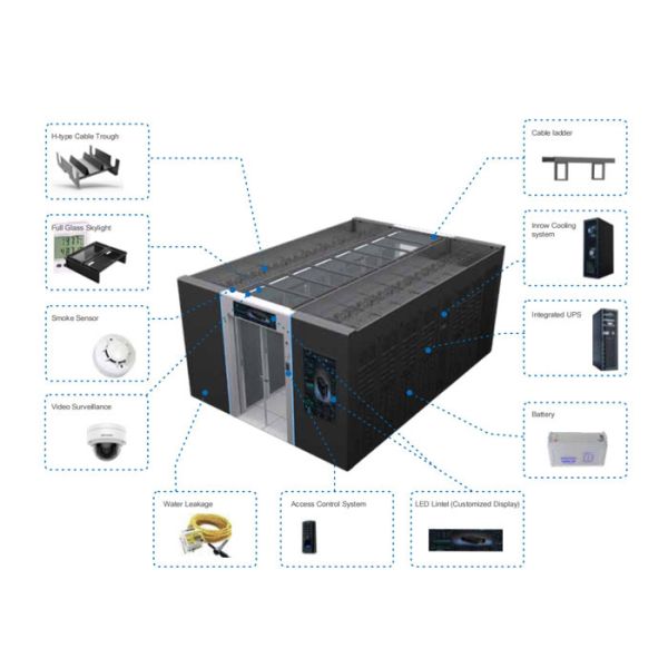 Scalable Cold Aisle Containment Data Center High Density Colocation For IDC