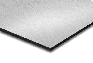 Wholesale 4mm Thickness Silver Brushed Aluminum Composite Panel 1220 x 2440mm from china suppliers