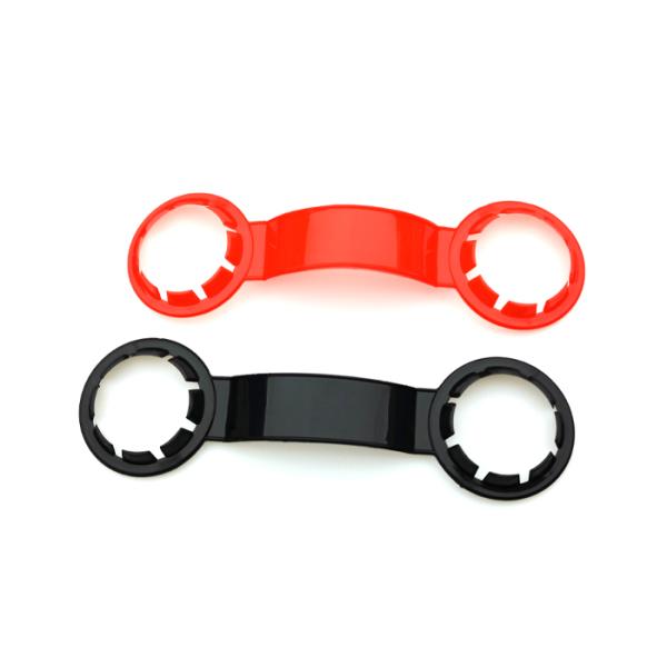 144*54*6.6mm Size Plastic Bottle Handles For Two Bottles Holder