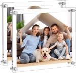 Decoration Floating Acrylic Photo Wall Frames 13'' X 16'' With Metal Standoffs
