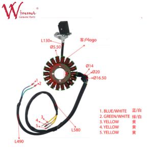 Wholesale Motorcycle Stator Coil Stator Comp Motorcycle Electrical Parts TNT150 With Fine Quality from china suppliers