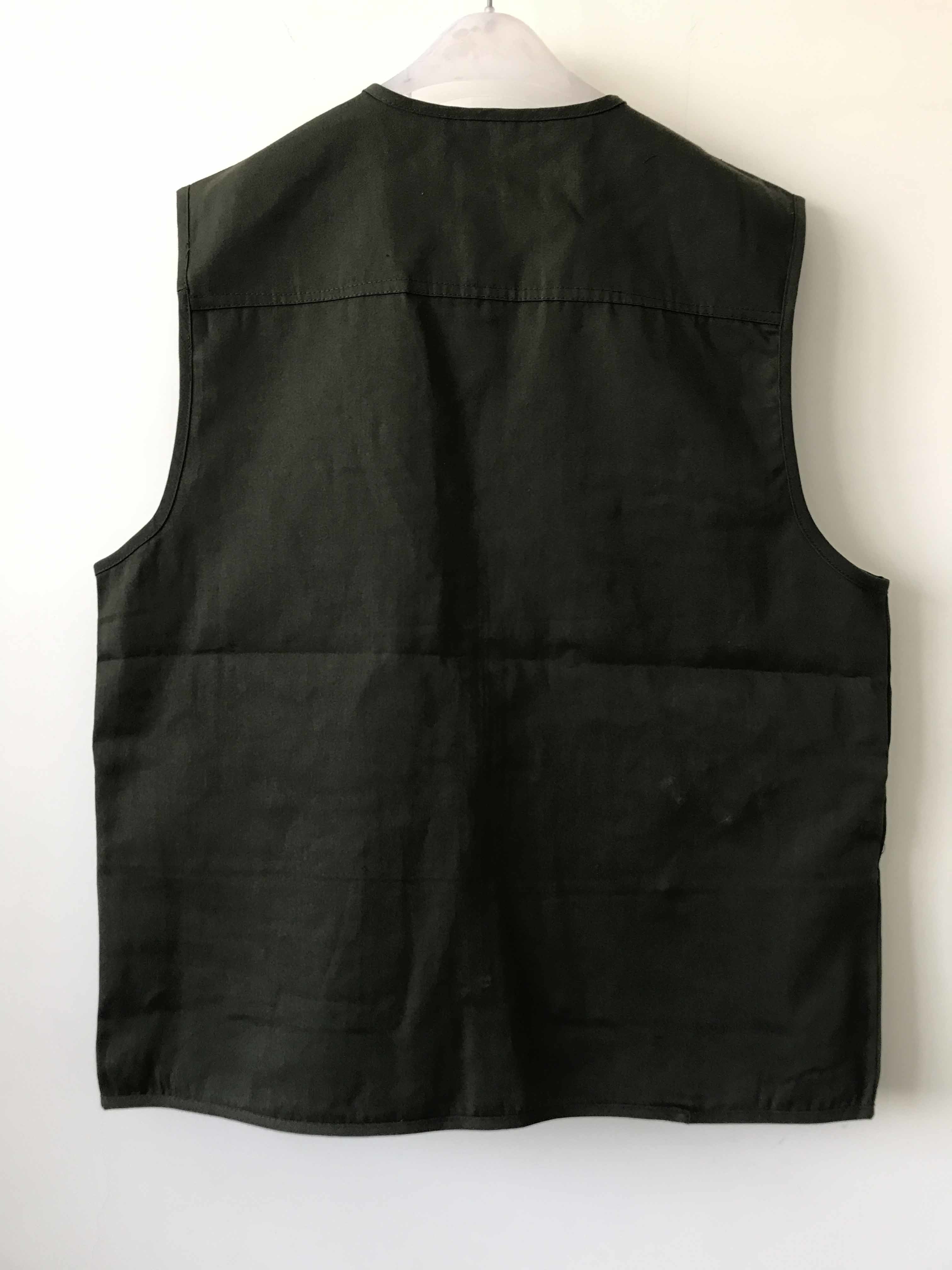 vest, waistcoat, polyester washed fabric, weeding vest, weeding waistcoat, S-3XL, 4 colors: black, blue, green & beige