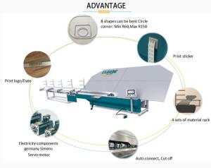 Wholesale Automatic Insulating Glass Spacer Frame Bending Machine 5.5mm - 27mm from china suppliers