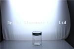 Custom tall glass candy jar with lid