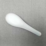 4.5 Inch Compostable Chinese Spoon,Customized Durable Disposable Utensils, Food