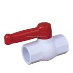 Leading PVC Ball Valve 1.0MPA Pressure Blue Plastic Threaded Water Pipe Valve 1