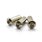 M2 Oval Head Semi Tubular Rivet Aluminium DIN For TM 8-32*6 Male Screw