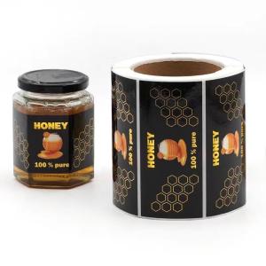 Wholesale Self Adhesive Bottle Custom Label Stickers Color Printed For Honey Jar from china suppliers