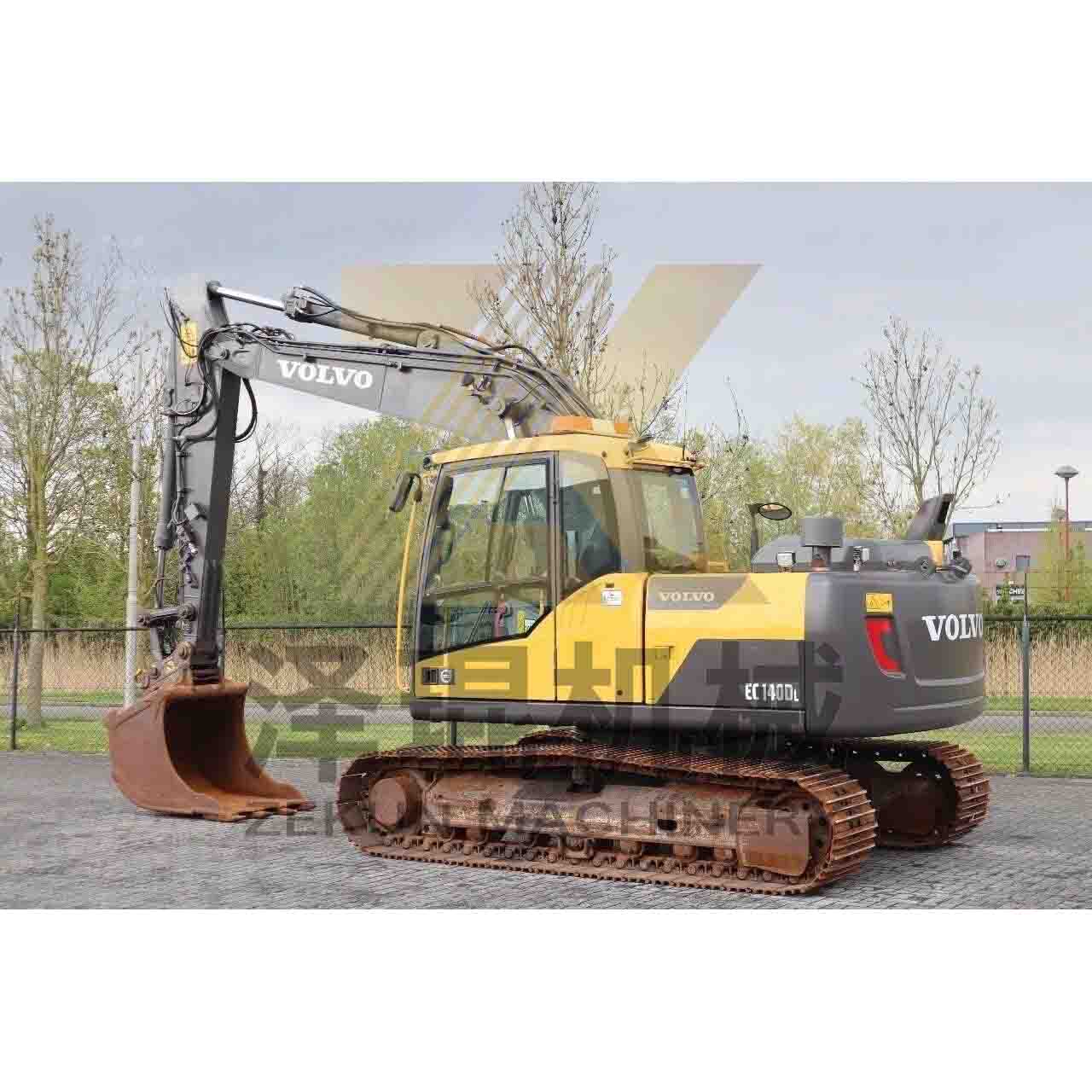Used Volvo EC140DL Excavator, 7840 Hours, 0.25-0.66m³ Bucket
