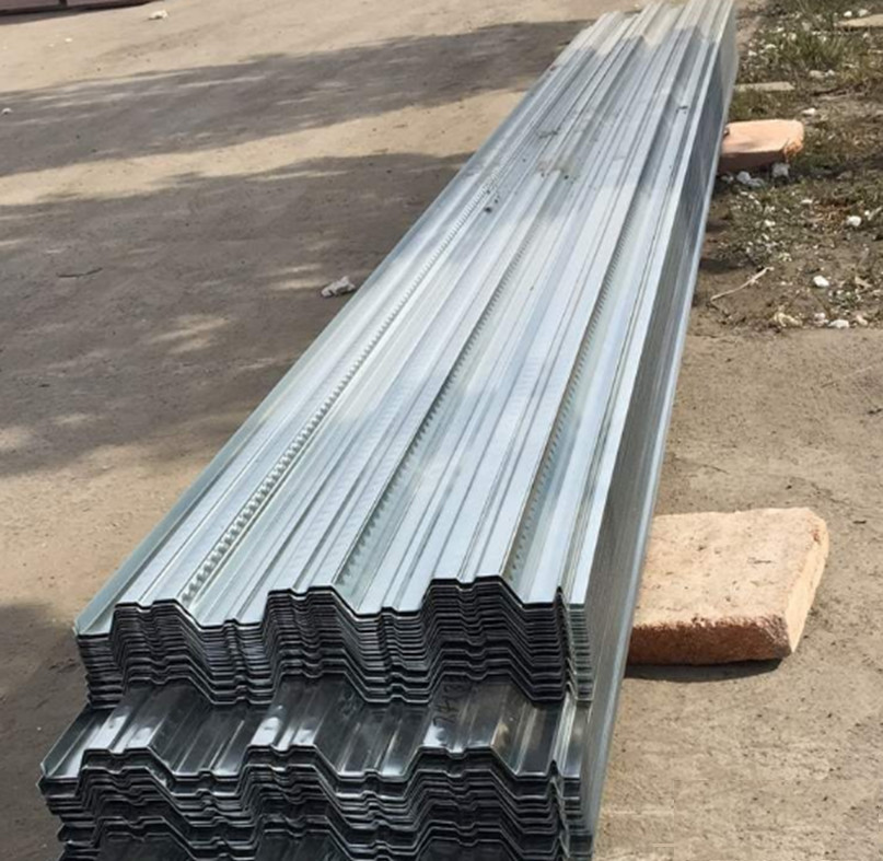 Hot Dip Galvanised Roofing Corrugated Steel Sheet Z100 1.2mm DX51D For Floor Slab