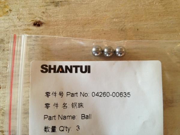 Liugong 04260-00635 Steel ball 0.1kg high precision cnc machining for Bulldozer