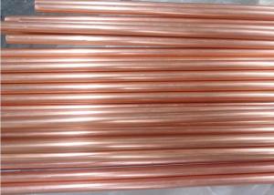 China Straight Seamless Copper Pipe C11000 , Custom Rotating Bands Copper Round Tube on sale