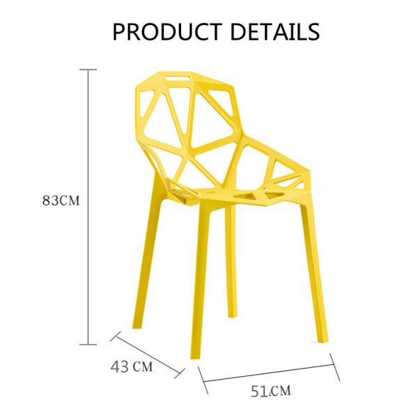 Restaurant Chairs Wholesale White Stackable Plastic Chair for Event Venues