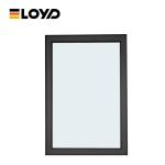 Tempered Glass Fixed Rainproof Aluminum Hurricane Windows Bronze Anodised
