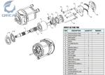 Excavator Parts HPR75 90 100 Hydraulic Pump Repair Kit Disk Spring Holder