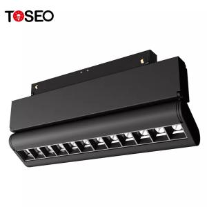 Wholesale Magnetic Dimmable LED Track Light System Cri 90 Black Color from china suppliers