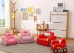 Cute Car Shape Furniture Children's 2 In 1 Flip Open Cartoon Figure Sofa Chair