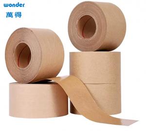 Wholesale Writable Sealing Water Activated Gummed Kraft Paper Tape 1200mm Width from china suppliers