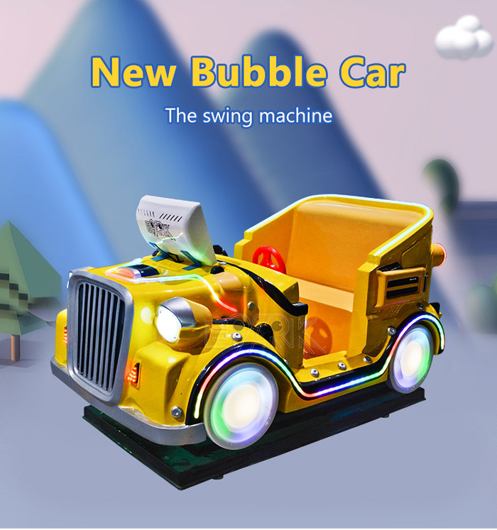 Shopping mall earn money equipment Fiber Glass New design bubble car swing machine kids ride coin