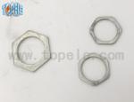 20MM / 25MM / 32MM BS Standard Conduit Pipe Fittings Of Steel Hexagon Locknut