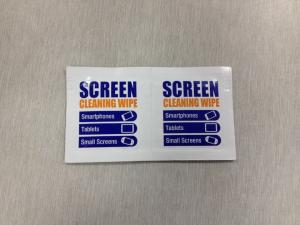 Wholesale cheaper than cloth/China factory single packed customized wet wipes for screens from china suppliers