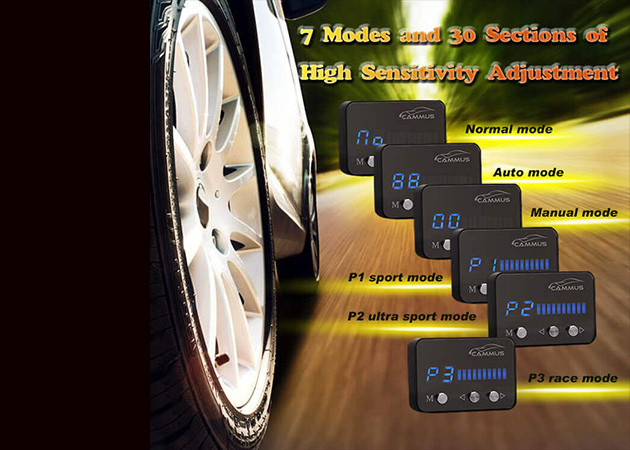 Injection ABS Frame Car Throttle Controller 7 Mode Throttle Pedal Response