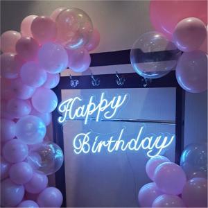 China Happy Birthday Neon Letter Signs on sale