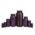 Customized Logo 250ml Wide-Mouth Plastic Clear Reagent Bottle Screw Cap for