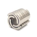 NdFeB Neodymium Magnet Arc Shape NiCuNi Coating Permanent Customized for motor