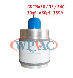 Wholesale Ceramic Vacuum High Voltage Variable Capacitor 30~650pf 35KV Stable Performance from china suppliers