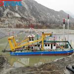 Spud Carriage High Speed Sand Pump Cutter Suction Dredger for Large-scale