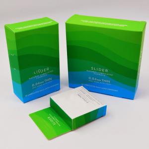 Wholesale Custom Color Printed Condom Health Care Box Luxury 1 Piece Hanger Box from china suppliers