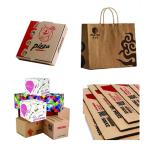 Digital Carton Kraft Paper Bag Printing Machine Single Pass Packing Printer