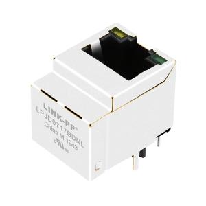 Wholesale LPJD0717BDNL 100/1000 Base-T Vertical RJ45 Magnetic Jack Yellow/Green Leds from china suppliers